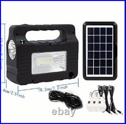 Solar Outdoor Energy Storage Generator LED Light Panel Portal Power Supply