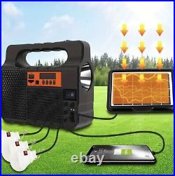 Solar Outdoor Energy Storage Generator LED Light Panel Portal Power Supply