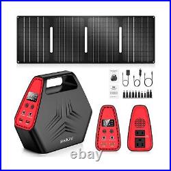 Solar Power Station with Solar Panel, 36900mAh/146Wh/100W Portable Smal