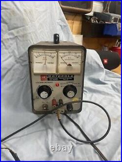 Vintage Motorola Regulated Transistorized Portable DC Power Supply Tek-23